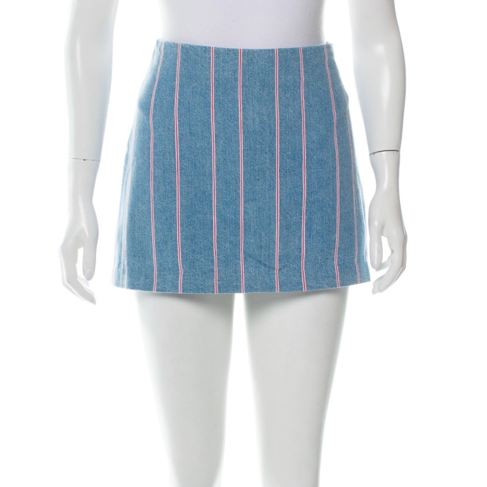 T by Alexander Wang denim skirt